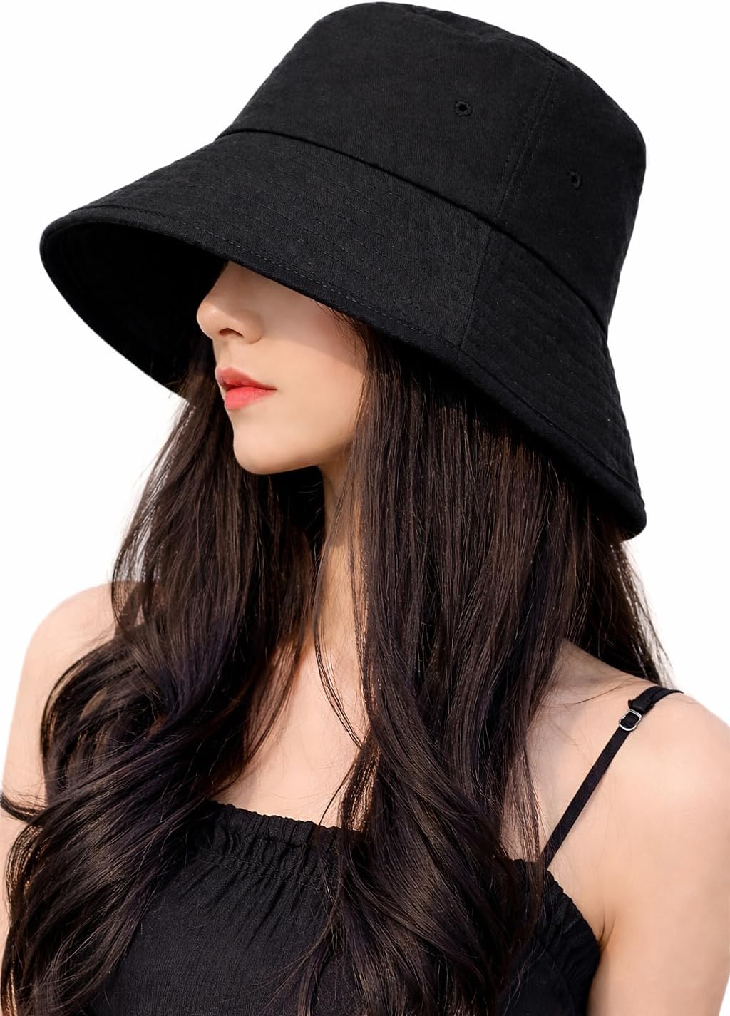Sole Only Bucket Hat, Large Size, M L XL, Face-Slimming, UV Protection UPF50+, Outdoor Safari Hat, Bucket Hat, Spring, Summer, Fall, Simple, Wide Brim, Stylish, Men's, Women's, Unisex, Korean, Chin