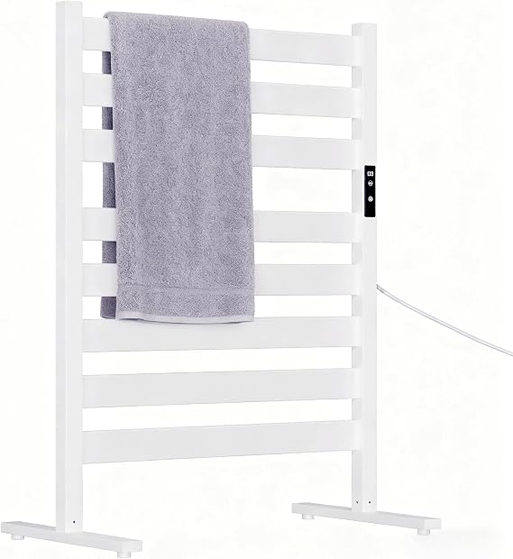 Towel Warmers for Bathroom, Heated Towel Racks for Bathroom, with Timer and Temperature Adjustment, Overheat Protection Function, Freestanding Towel Warmer. Suitable for Bathroom, Bedroom