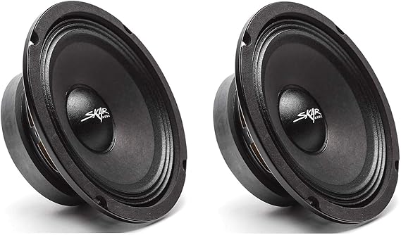 (2) Skar Audio FSX65-8 300-Watt 6.5-Inch 8 Ohm MID-Range Loudspeakers - 2 Speakers ((2) FSX65-8)