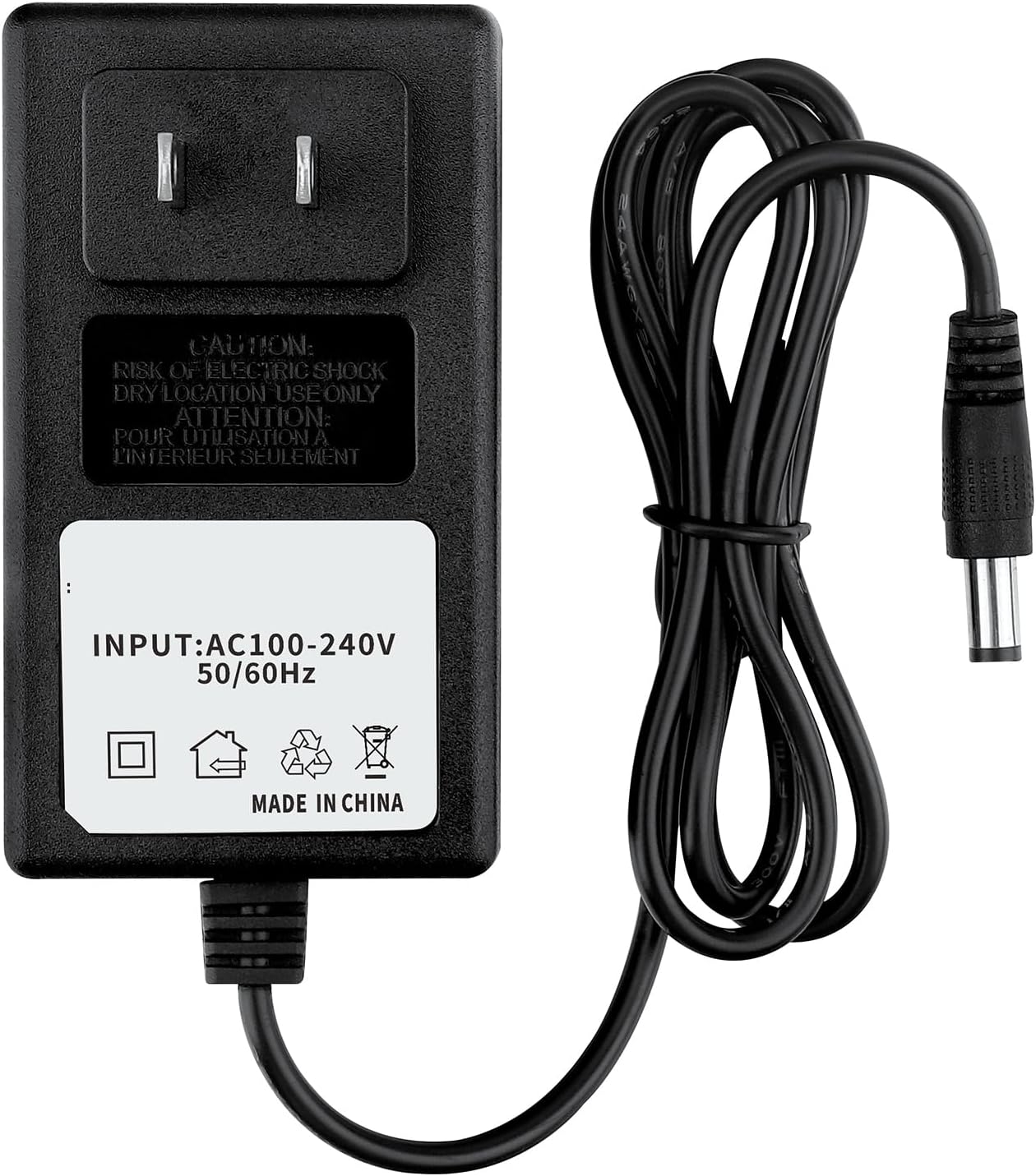 16.8V AC Adapter Compatible with Youdgee H1 Model Mini Muscle Massage Gun Deep Tissue Percussion Massager Sominyu QS-1680800U 14.4V Battery 2600mAh DC in 16.8VDC 0.7A 1A Power