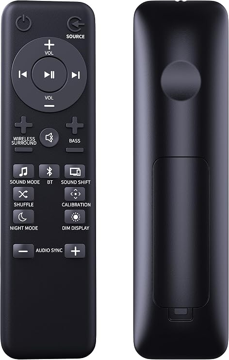 Replacement Remote Control for JBL Soundbar BAR 2.1 JBLBAR21BLKEP JBLBAR21BLKAM BAR 3.1 JBLBAR31BLKEP JBLBAR31BLKAM BAR 5.1 JBLBAR51BLKEP JBLBAR51BLKAM JBLBAR51BLKAM-Z JBLBAR51IMBLKAS JBLBAR51IMBLKBR