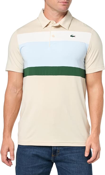 Lacoste Men's Regular Fit Colorblock Golf Polo Shirt