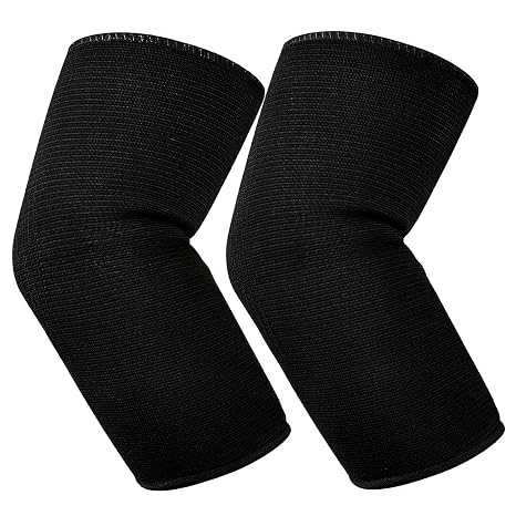 Elbow Compression Sleeves, Elbow Brace Support for Men & Women | Tennis & Golfers Elbow Compression Support, Flexible Protective Sleeve for Weightlifting, Basketball & Gym Workouts