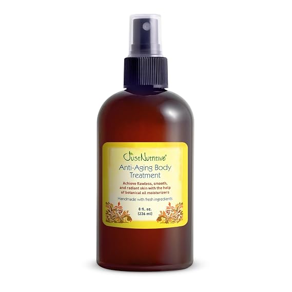 Just Nutritive Anti-Aging Body Treatment | Anti-Aging Moisturizer | Anti-Aging Skin Care | Body Oils | Body Moisturizer Skin Products For Anti-Aging 8 Fl Oz
