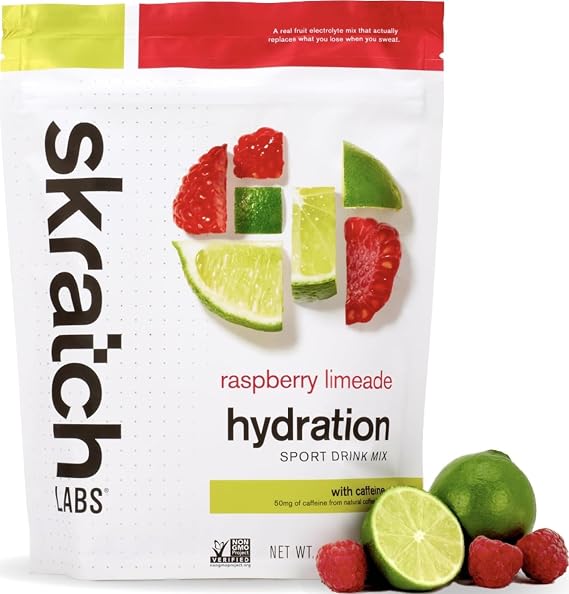 Skratch Labs | Sport Hydration Powder Drink Mix | 20 Servings | Electrolyte Powder Exercise, Endurance and Performance | Non-GMO, Vegan, Gluten Free (Raspberry Limeade)