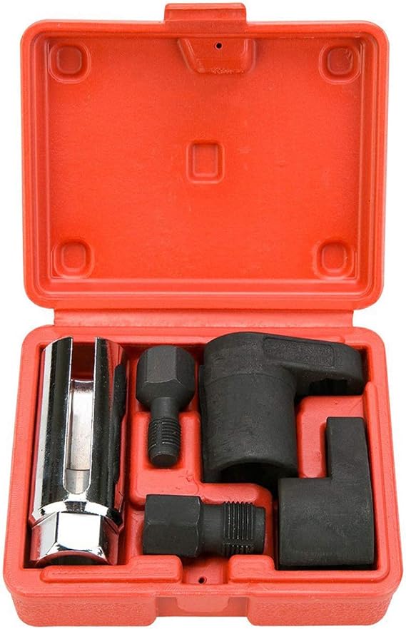 Oxygen Sensor O2 Sensor Socket Removal Wrench Remover Tool and Thread Chaser Set (5 PCS)