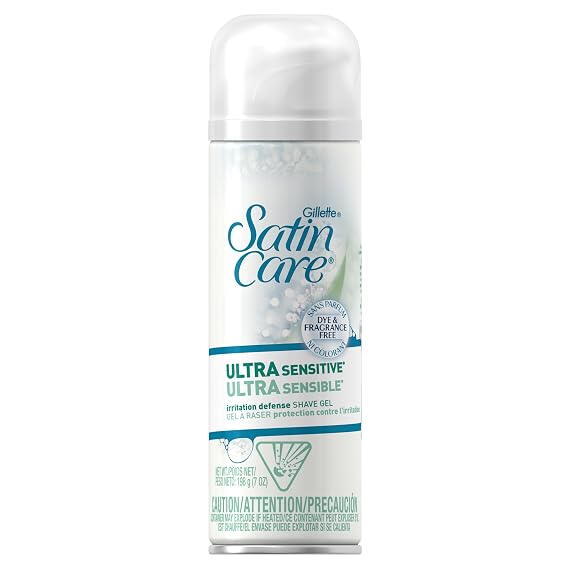 Gillette Satin Care Ultra Sensitive Women's Shave Gel - 7 oz