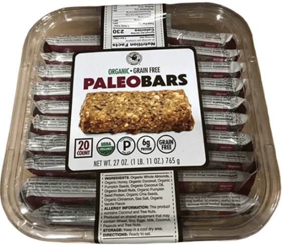 Universal Bakery Organic Paleo Bars, 1.35 Ounce (20 Count)