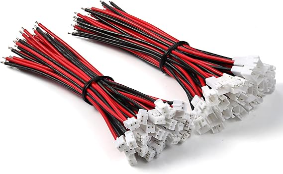 CHANZON 30 Pairs Jst PH 2.0 mm 22AWG 2Pin Pitch Plug Connector