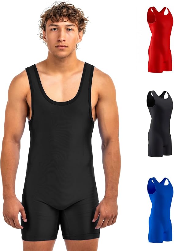 Matman Mens & Youth Wrestling Singlet High Performance Singlets for Wrestling or Weightlifting - Edge Singlet