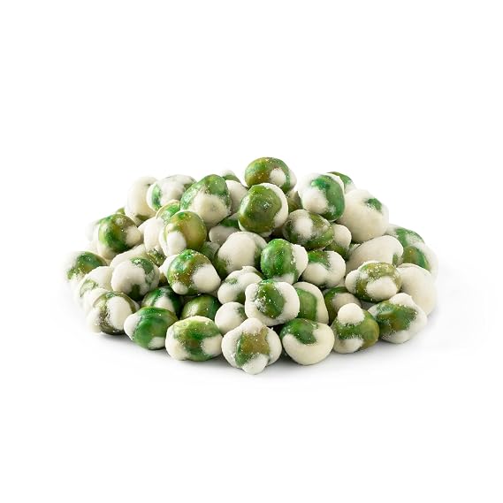 NUTS U.S. - Wasabi Coated Green Peas | Vegan | Premium Quality | Crunchy & Spicy Roasted Flavor (2 LBS)