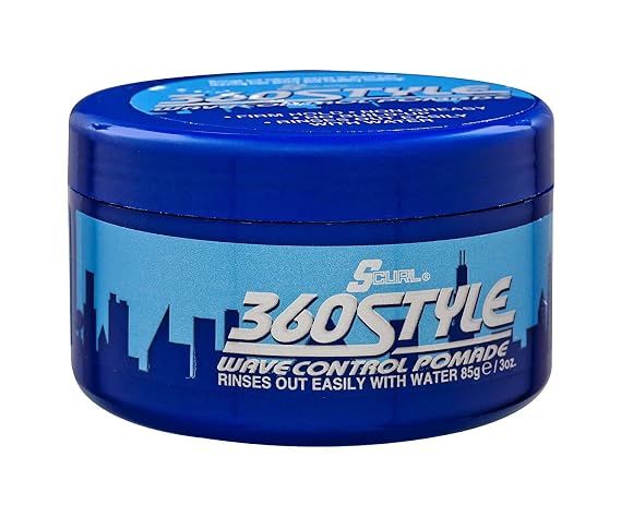 S Curl 360 Style Wave Control Pomade