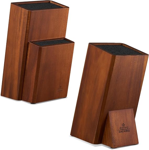 Universal Knife Block with Plastic Bristles