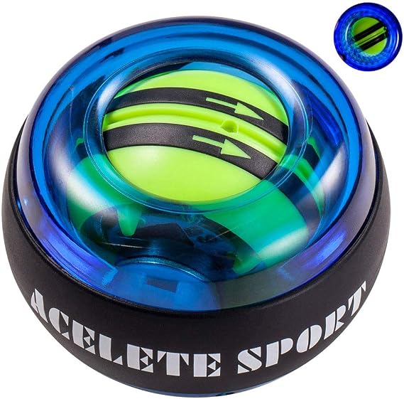 Gyro Ball Wrist Exerciser Gyroscope Ball Forearm Strengthener for Stronger Wrist Bones and Muscle