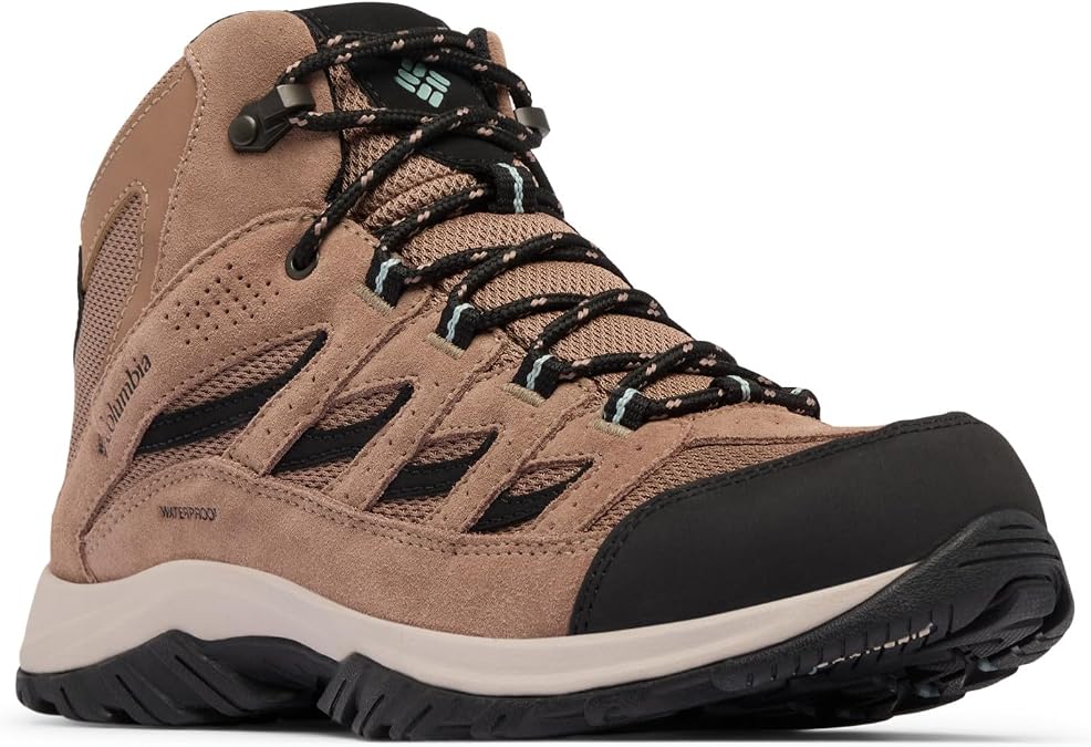 Columbia Men's Trail Mid Rise Trekking and Hiking Boots, Allspice Crushed Blue, 10