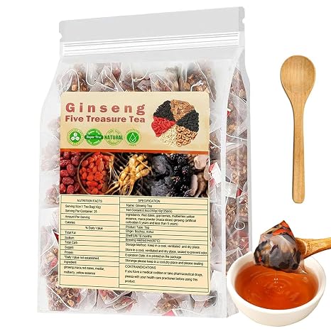 Ginseng Six Treasure Tea Kidney Tea Formula Ginseng Six Treasure Tea (1)