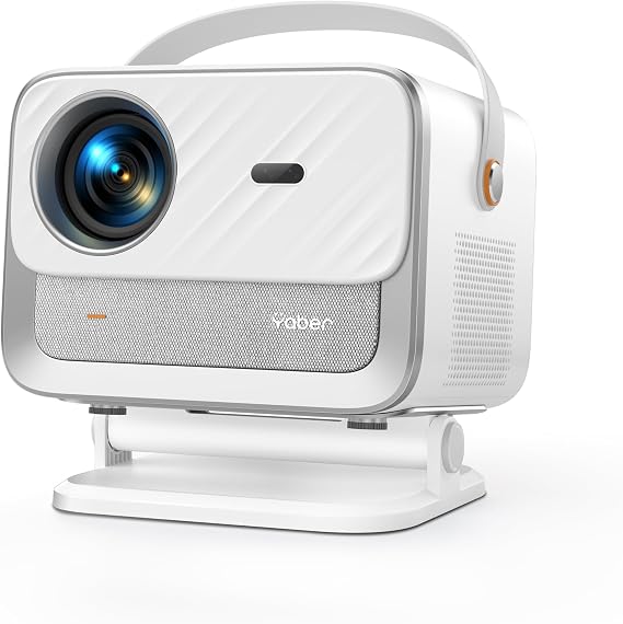 Official Neflix & Dolby AudioProjector, Yaber Auto Focus&Keystone Portable Projector, WiFi6 Bluetooth FHD 1080P Smart Video Projector for Home Cinema, Outdoor,400 ISO Lumens