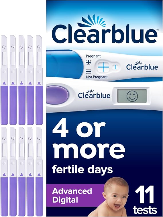 Clearblue Advanced Digital Ovulation Tests & Pregnancy Test Combo, 10+1