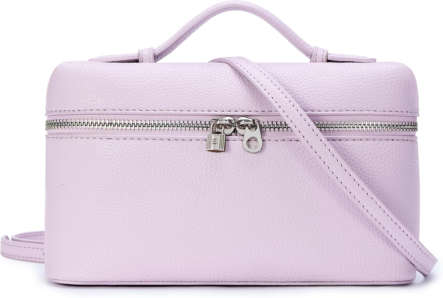 KALIDI Crossbody Bag for Women Small Top-Handle Pouch Designer Shoulder Handbag Quiet Luxury Leather Trendy Purse