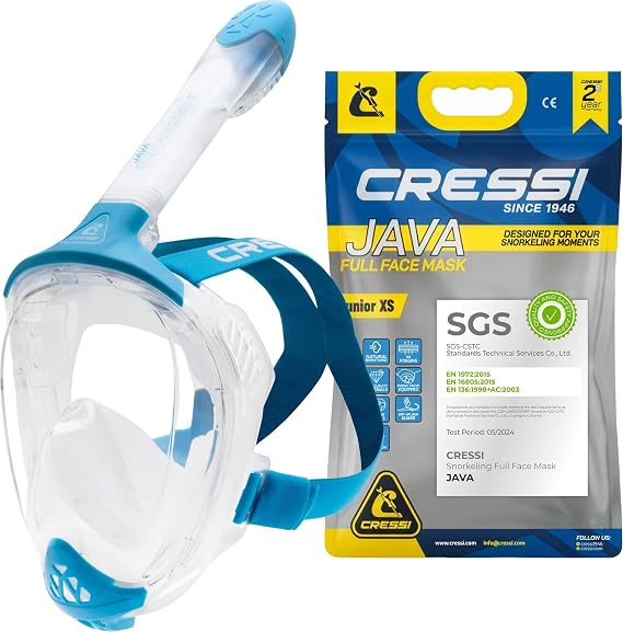 CRESSI since 1946 Java Adult Full Face Mask Compact Fit