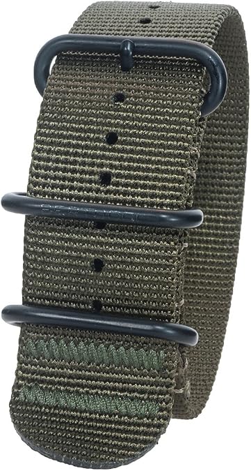 BERTUCCI DX3 B-127B Defender Olive 26mm Nylon Watch Band