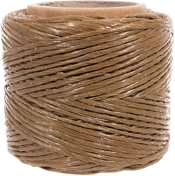 Polypropylene Value Twine, Tan, 200 Feet - Great for DIY Crafts, Bundling, and Packaging