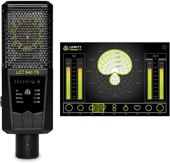 Lewitt LCT 640 TS Dual-Output Multi-Pattern Condenser Microphone