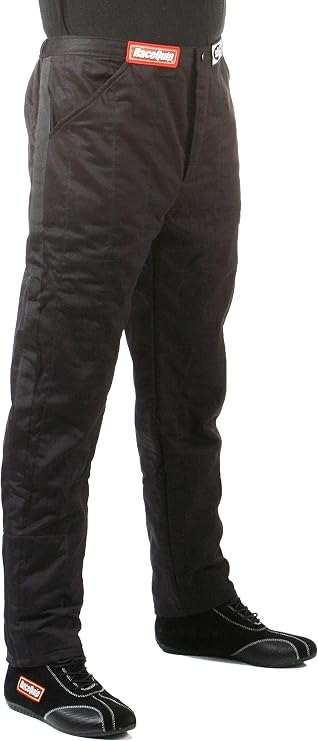 RaceQuip Racing Driver Fire Suit Pants Multi Layer SFI 3.2A/ 5 Black Small 122002