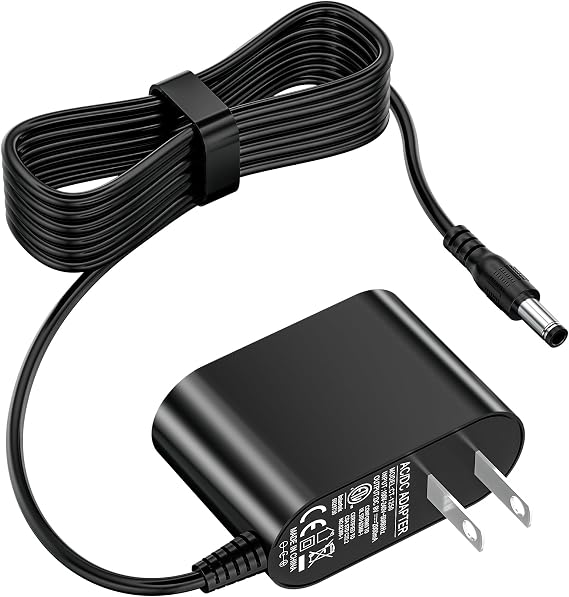 9V Power Cord for Bowflex Max Trainer Compatible with Bowflex Max Trainer M5 M3 M7 M8 HVT Exercise Elliptical Treadmill Cardio Machine, Cord Length 5.9Ft/1.8M