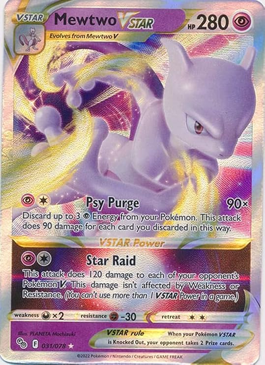 Pokemon - Mewtwo VSTAR - 031/078 - Pokemon GO