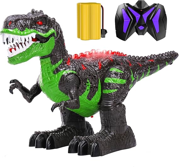 TEMI Remote Control Dinosaur Toys for Boys Ages 3-5, RC Walking Dinosaur