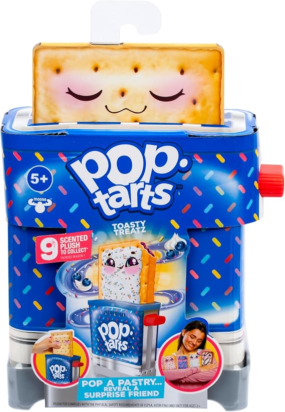 Cookeez Makery Pop-Tarts Toasty Treatz Toaster with Scented Plush Make a Soft and Squishy Surprise Friend