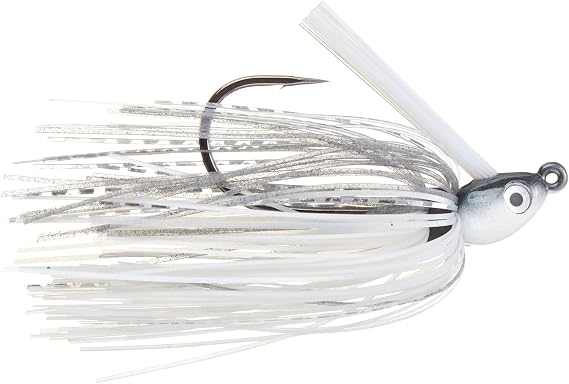 Dirty Jigs CSPGS-14 Compact Swim Jig, Pearl Ghost Shiner, 1/4oz