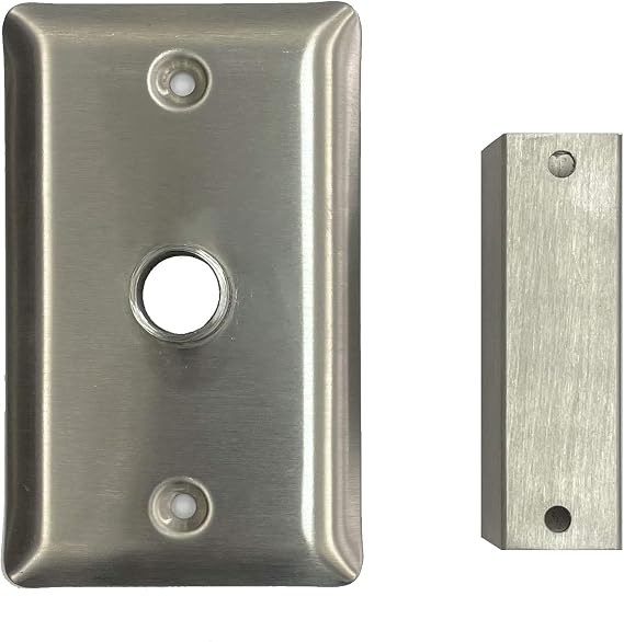 24013 Wall Plates for R68033 Towel Warmer, Brushed