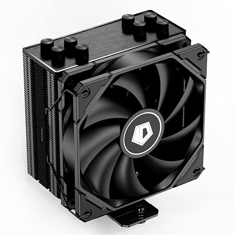 ID-COOLING SE-224-XTS Black CPU Air Cooler, 4 Heatpipes, 120mm PWM Fan
