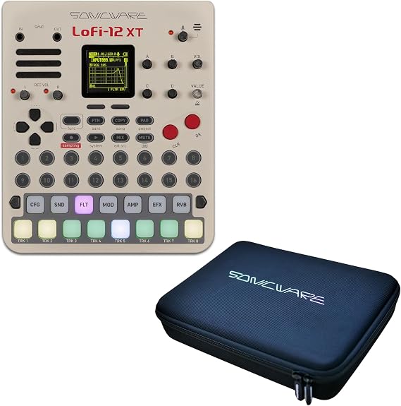 Sonicware Lofi-12 XT - Limited Retro Color [Low-res Digitized Sampler] Special Bundle with Case