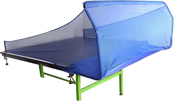 Table Tennis Ball Catch Net Table Tennis Ball Catch Net, Portable Nets, Table Tennis Nets, Collect Balls and Pick Up Balls, Used for Single Training, Home Entertainment (Color : Blue)