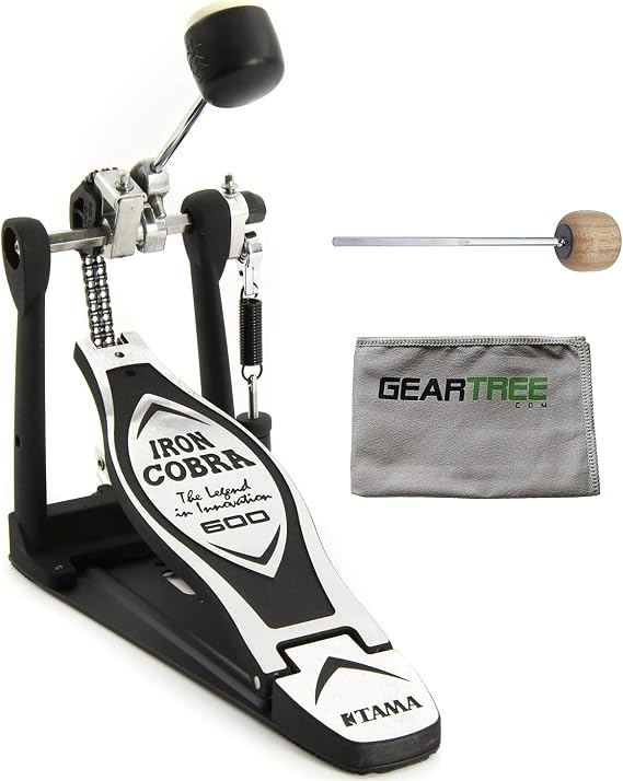 Tama HP600D Iron Cobra 600 Single Pedal w/Wood Beater and Cloth
