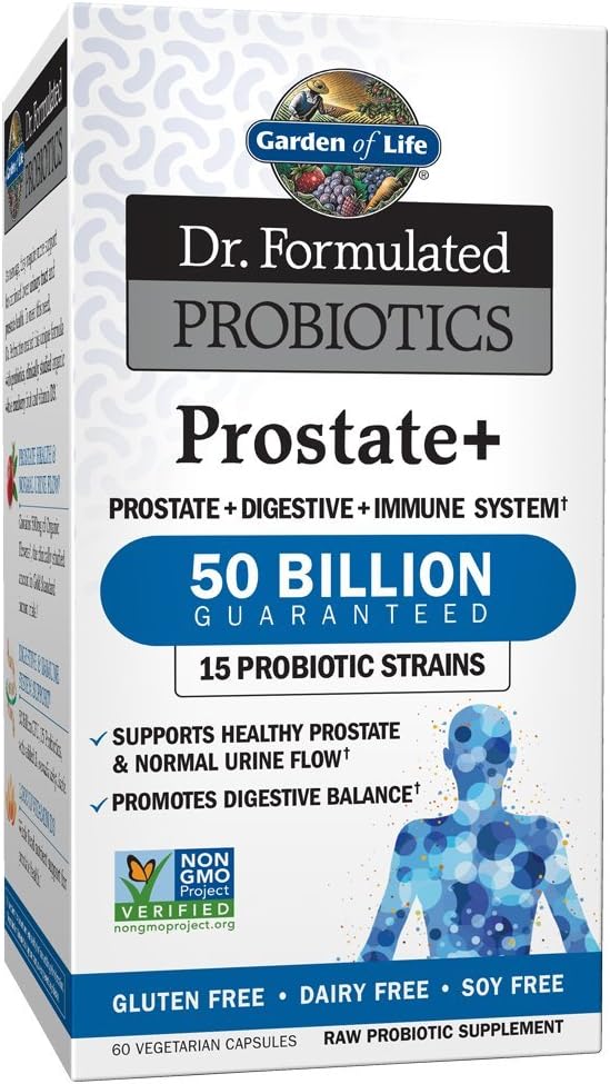 Garden of Life Dr. Formulated Probiotics Prostate+, 50 Billion CFU, 60ct