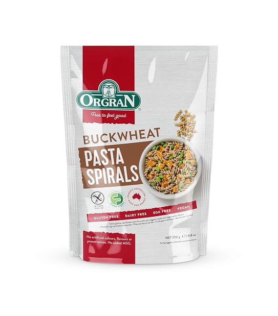Orgran Buckwheat Spirals, 8.8 Ounce