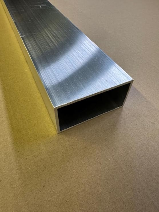 1/8" Wall x 2" x 4" Aluminum Rectangle Tube, 6061 Aluminum, Pick Your Length (3 INCH)