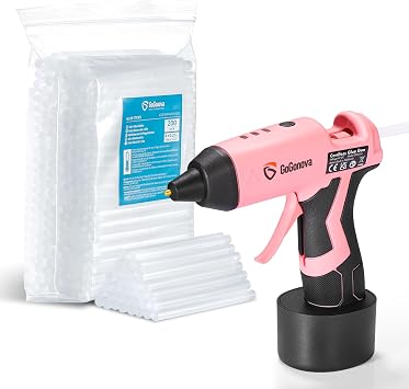 2Ah Glue Gun and 225 Sticks Set, Pink