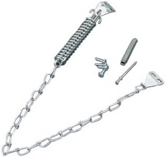 Wright Products - Wind Chain, Steel Screen and Storm Door Chain Stop - Absorbs Shock from Wind, Zinc