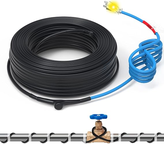 Self-Regulating Energy-Saving Heat Trace Cable 5W/FT 120V 18ft