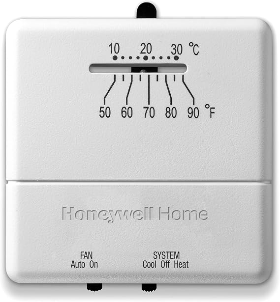 Honeywell Home CT31A1003 Heat/Cool Non-Programmable Thermostat, Beige