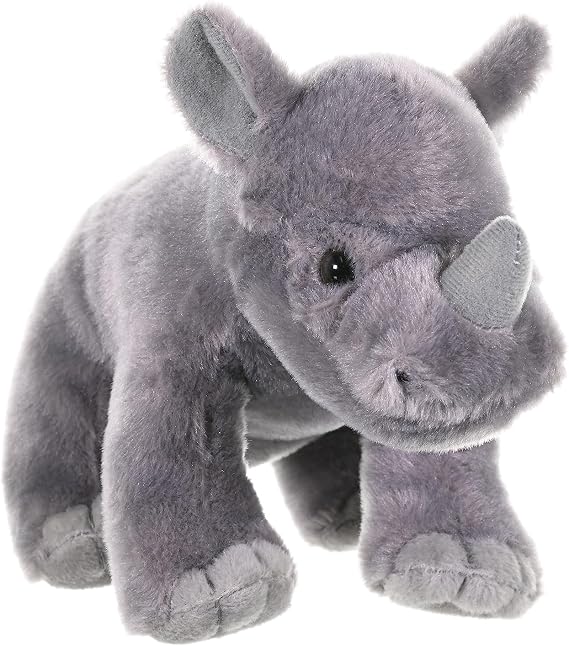 Wild Republic Cuddlekins Mini Rhino Baby Stuffed Animal - 8"