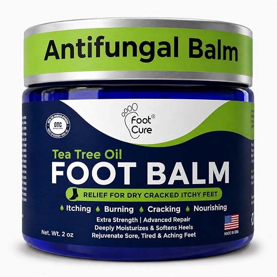 Antifungal Cream for Athletes Foot, Jock Itch, Ringworm, Dry Cracked Heel