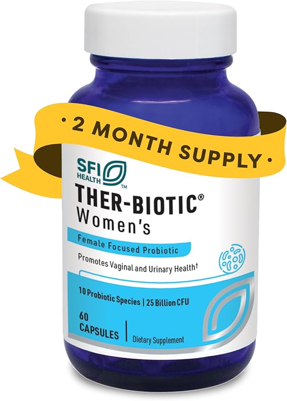 Klaire Labs SFI Health Ther-Biotic Women's, 60 Capsules