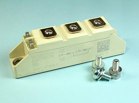 (SY #18) SKKT 57B08 Dual Thyristor, 57 Amp, 800 Volts, Compatible with Semikron
