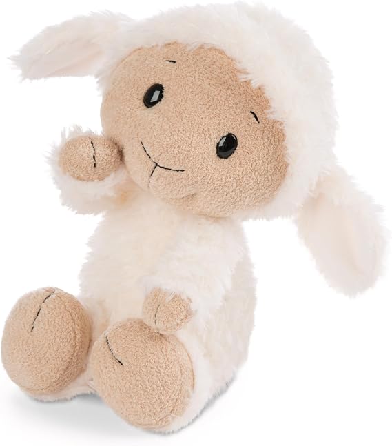 NICI 62253 Sheepmila Sheepmila Sheepmila Plush Sheep 22 cm White Soft Cuddly Cuddle Toy Companion Great Gift Idea for Kids and Adults